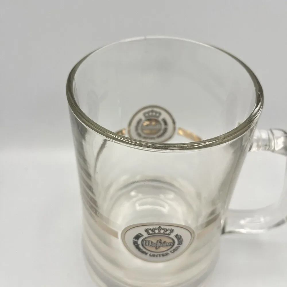 Warsteiner Glass Pint Tankard Glass Germany